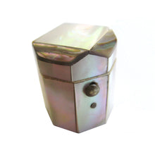 English 19th Century Mother-of-Pearl and Abalone Thimble Holder
